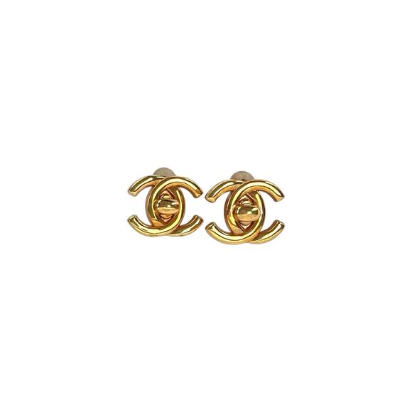 Chanel Vintage CC Earrings - Picture 1 of 5